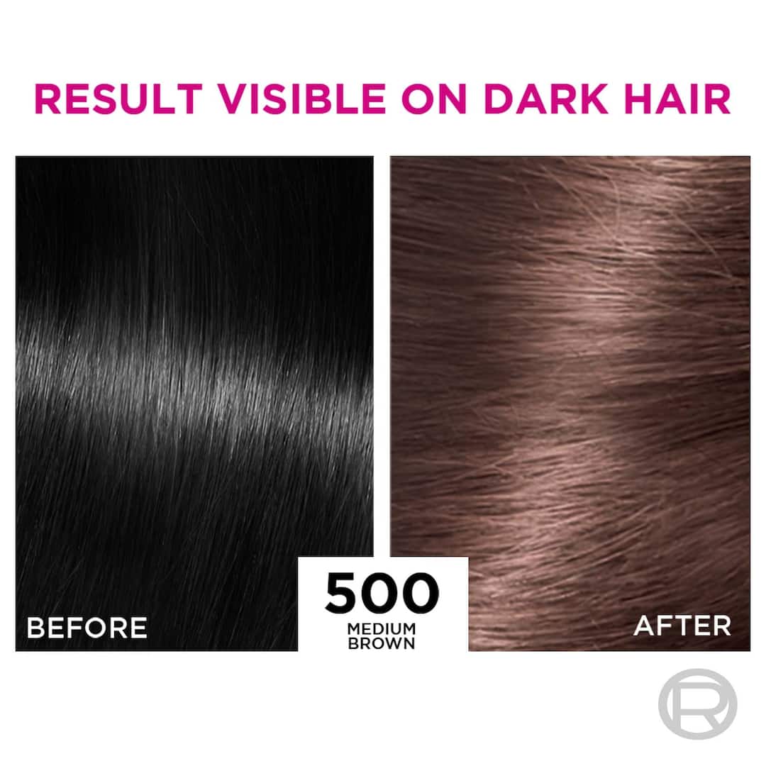 L'Oreal  Paris Casting Creme Gloss Hair Color 500 Medium Brown (87.5g+72ml)4