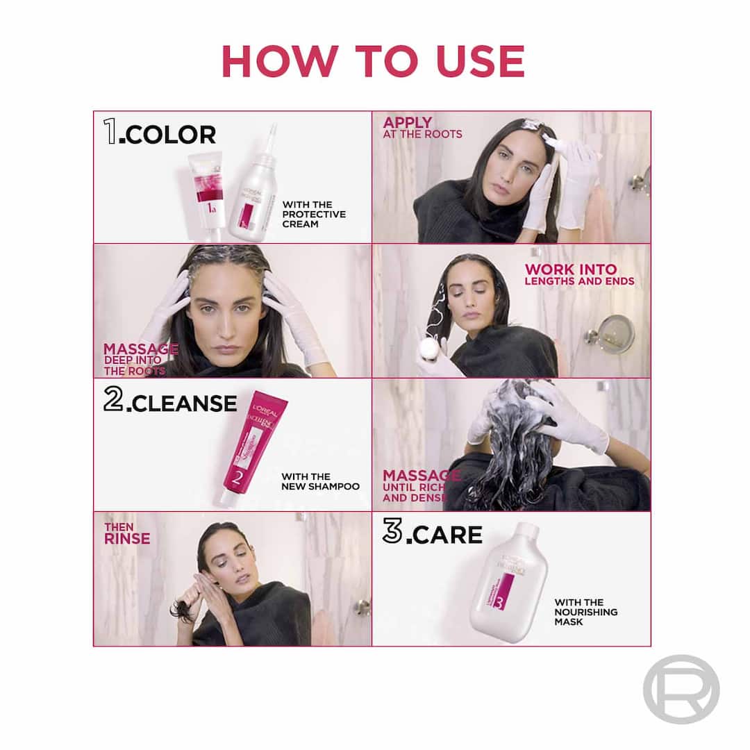 L'Oreal  Paris Excellence Creme Hair Color - 4 Natural Brown (100g + 72ml)5