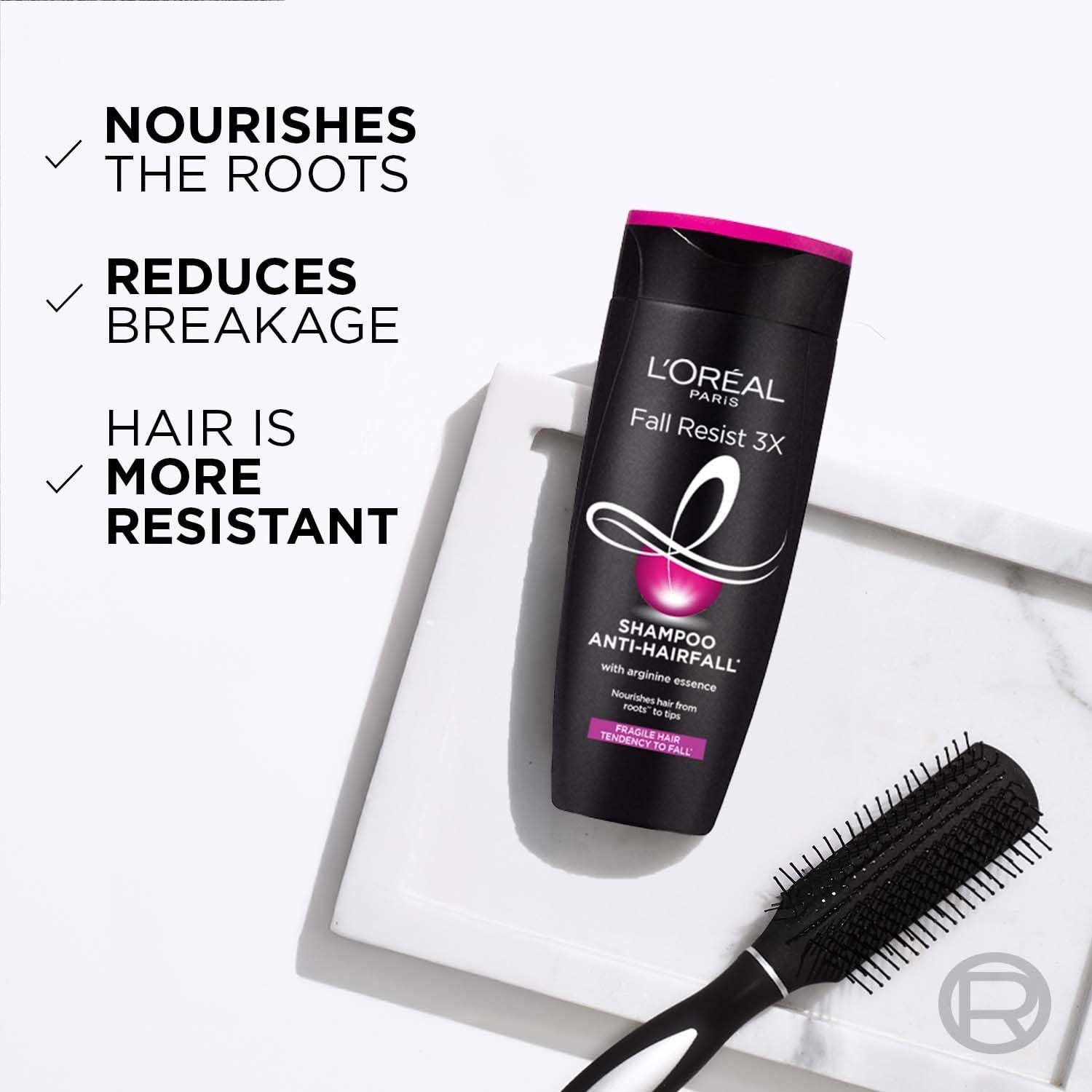 L'Oreal Paris Fall Resist 3X Anti-Hair Fall Shampoo With Arginine 180ml1