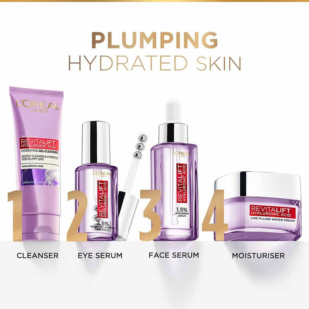 L'Oreal  Paris Revitalift Hyaluronic Acid Hydrating Gel Cleanser (100ml)6