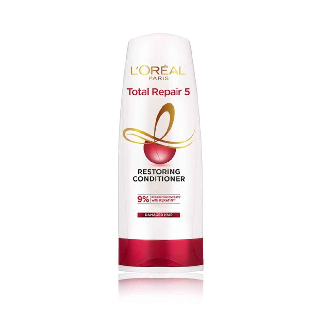 L'Oreal  Paris Total Repair 5 Restoring Conditioner With Keratin XS For Damaged Hair (180ml)
