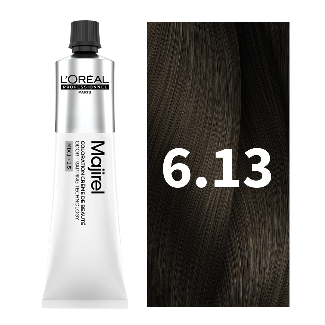 L'Oreal Professionnel Paris Majirel - 6.13 (Golden Ash Dark Blonde) 49.5 g Indicrest Buy at Indicrest