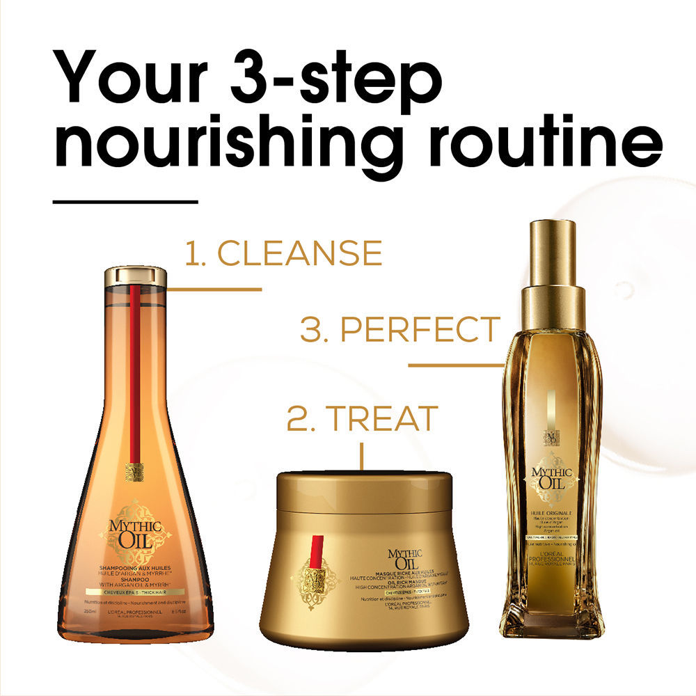 L'Oreal Professionnel Paris Mythic Oil Argan Oil Rich Hair Masque, 200ml