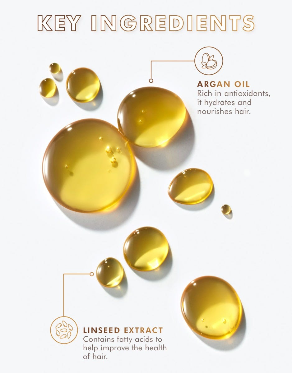 Lightweight argan oil hair treatment Indicrest