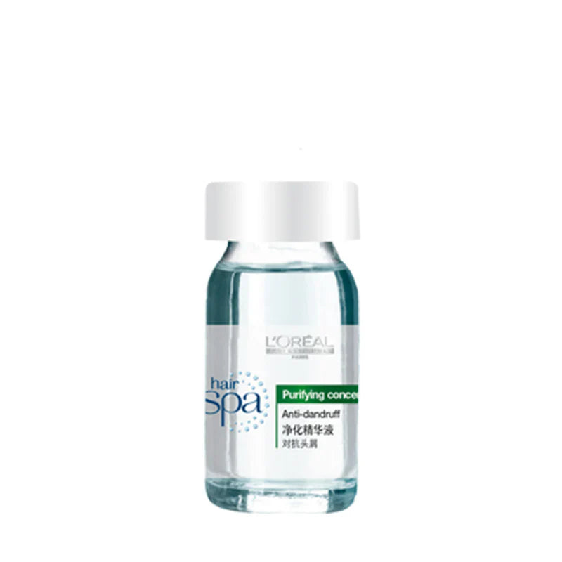 L'Oreal Professionnel Paris Hair Spa Nourish Creambath, 490g and Hair Spa Purifying Concentrate Anti-Dandruff, 6x8ml – Combo