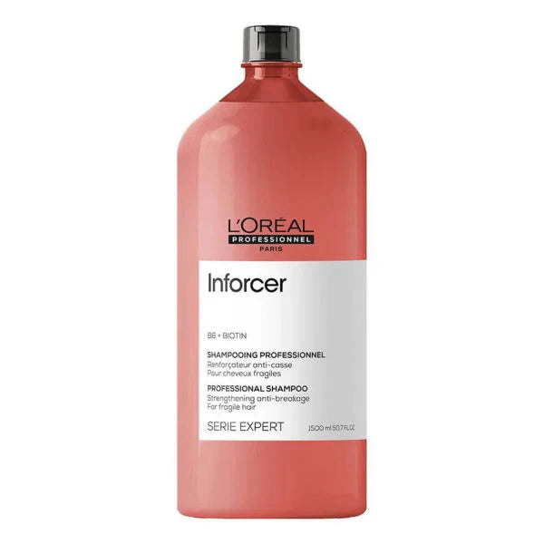 L'Oreal  Professionnel Paris Inforcer B6 + Biotin - Professional Shampoo - Serie Expert - (1.5 Litre) - Indicrest
