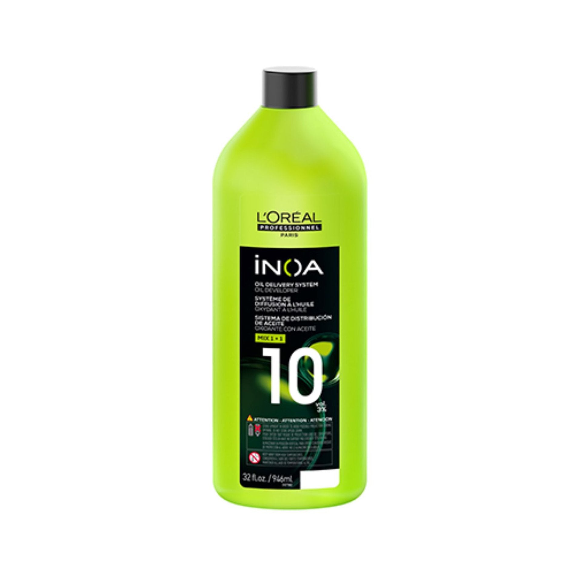 L'Oreal  Professionnel Paris - Inoa Oxydant Riche 10 Vol 3% Developer - (1000ml) - Indicrest