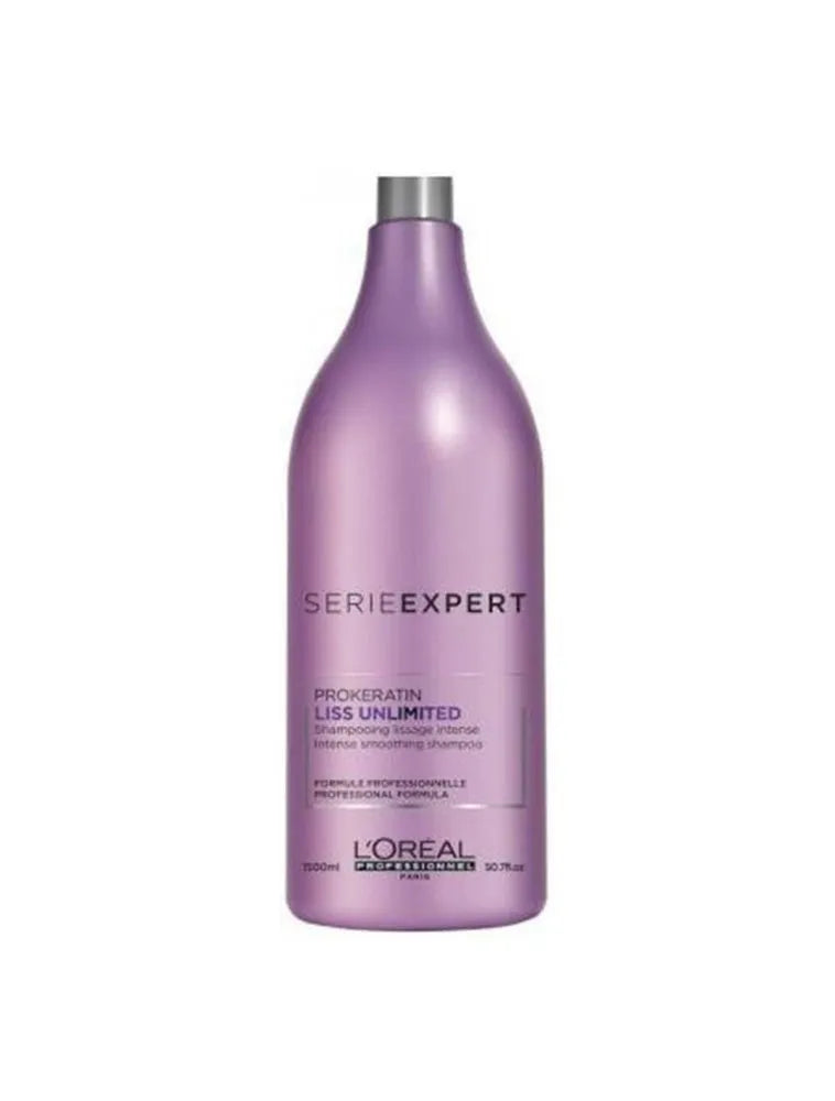 L'Oreal  Professionnel Paris Liss Unlimited Shampoo With Pro-Keratin - (1.5lt) - Indicrest