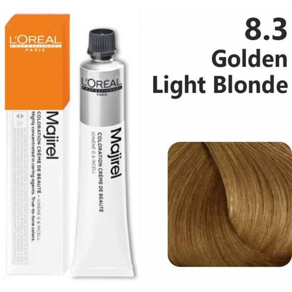L'Oreal  Professionnel Paris - Majirel - 8.3 (Golden Light Blonde) - Mix 1:1.5 - (49.5g) - Indicrest