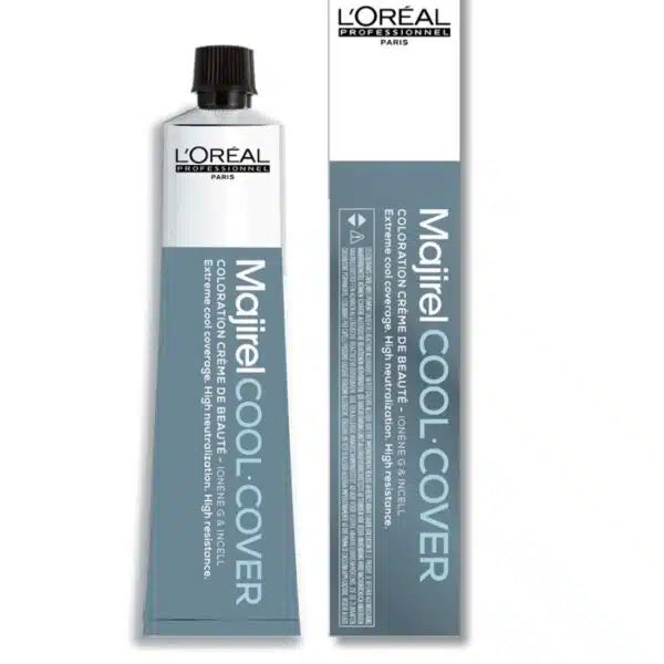 L'Oreal  Professionnel Paris - Majirel Cool Cover - 7.17 (Ash Metallic Blonde) - Mix 1:1.5 - (49.5g) - Indicrest