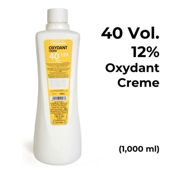 L'Oreal  Professionnel Paris Oxydant Creme 40 Vol 12% Developer - (1000ml) - Indicrest