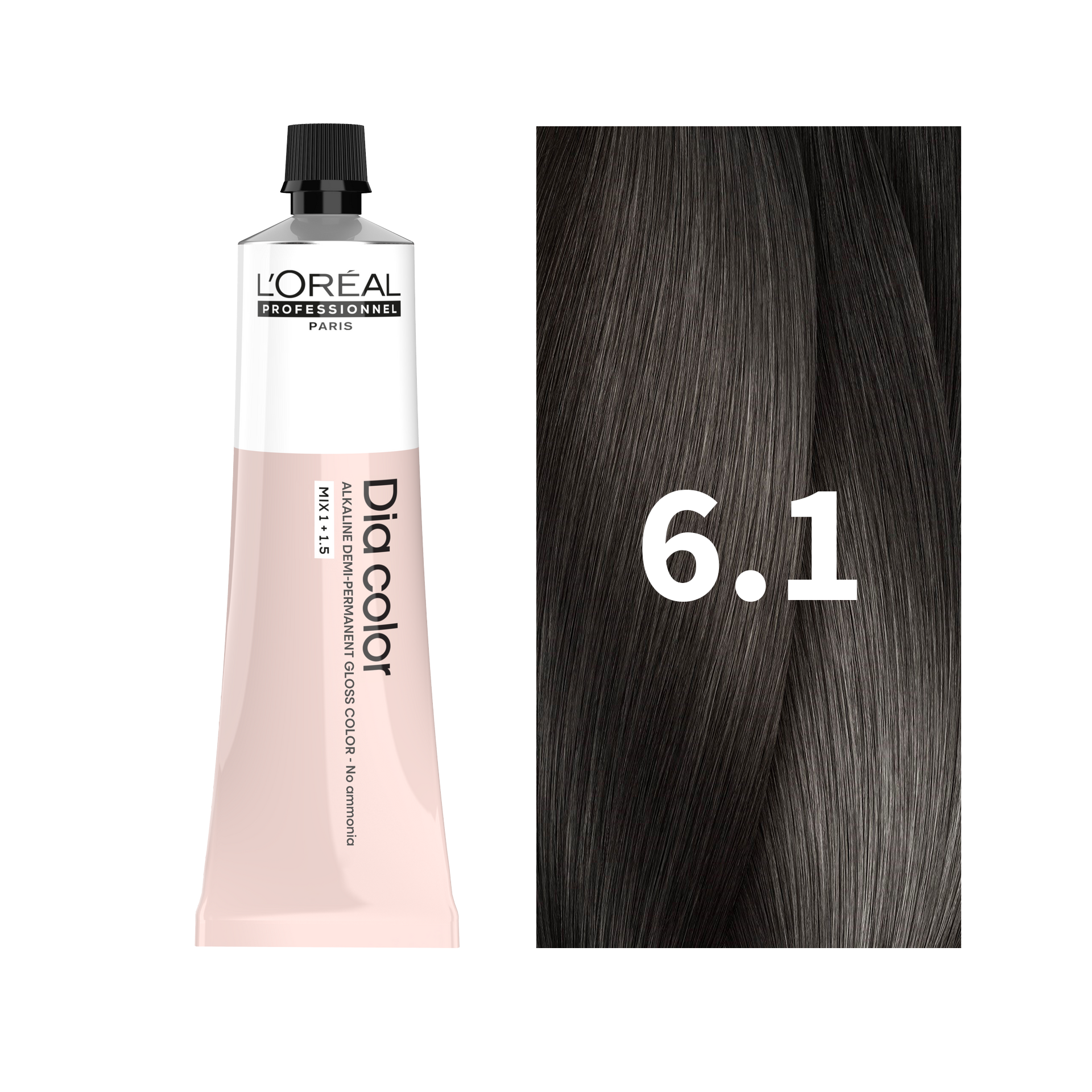 L'Oreal Professionnel Paris Dia Color 6.1 - Dark Ash Blonde Hair Color, 60ml Buy at Indicrest