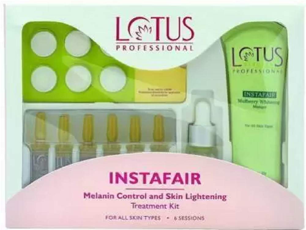 Lotus Professional Instafair Melanin Control & Skin Lightning Facial Kit - Indicrest