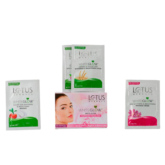 Lotus Herbals WhiteGlow InstaGlow Brightening 4-in-1 Facial Kit, 40g Buy at Indicrest