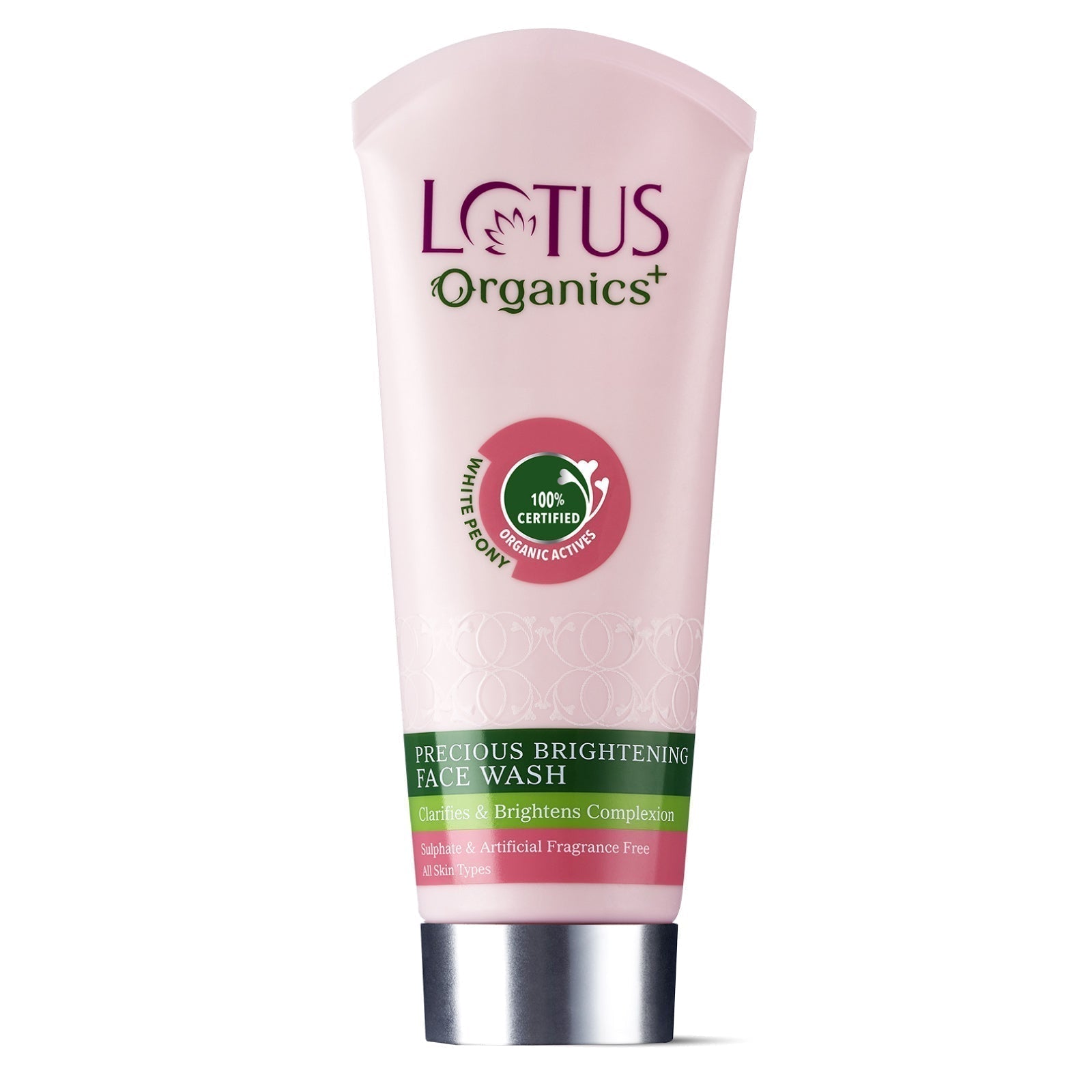 Lotus Organics+ Precious Brightening Face Wash, 100g – Cleanse & Illuminate Skin