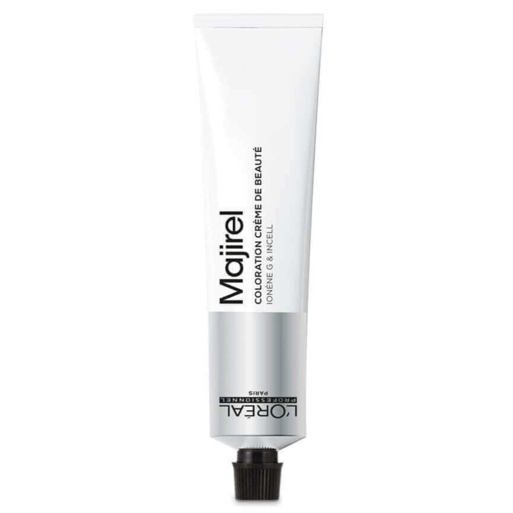 Majirel 6.11 opened with color tube and crème developer