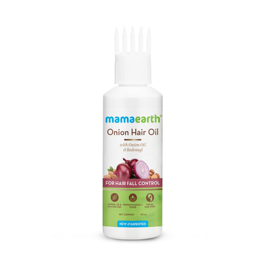 Mamaearth Onion Hair Oil, 50g - Indicrest Buy at Indicrest