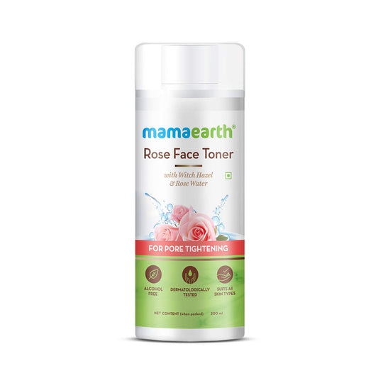 Mamaearth Rose Face Toner, 200ml - Indicrest Buy at Indicrest