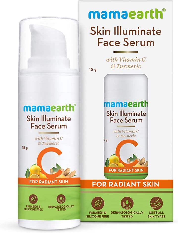 Mamaearth Skin Illuminate Face Serum, 15g - Indicrest