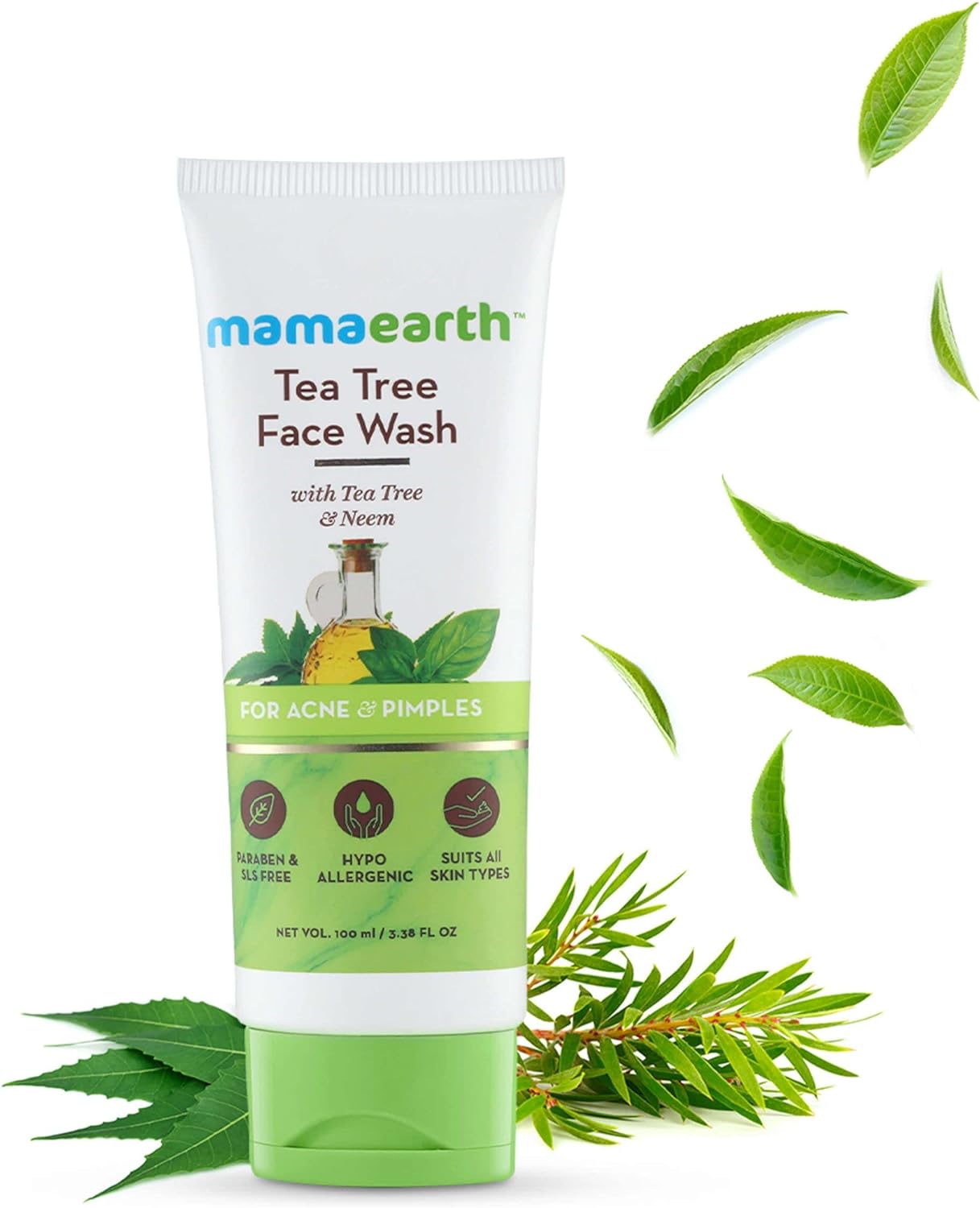 Mamaearth Tea Tree Facewash, 100ml - Indicrest