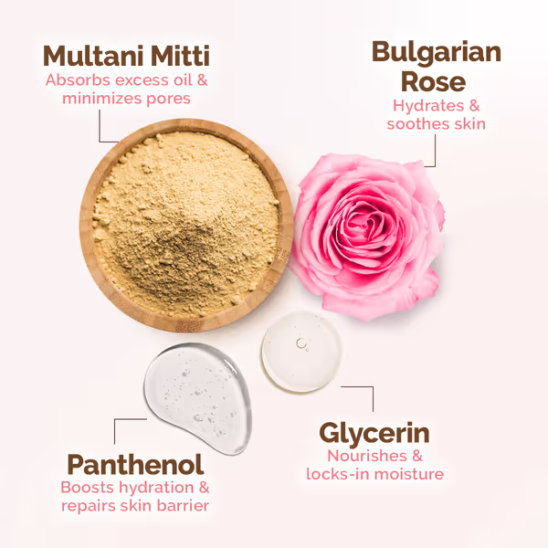 Mamaearth Multani Mitti Oil Balance Face Pack, 200g