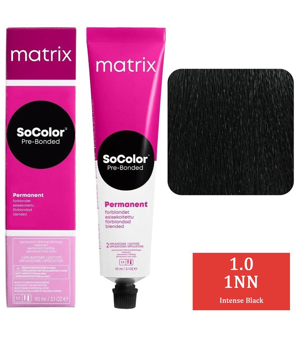 Matrix SoColor 1.0 - 1NN (Intense Black) - (90ml) - Indicrest