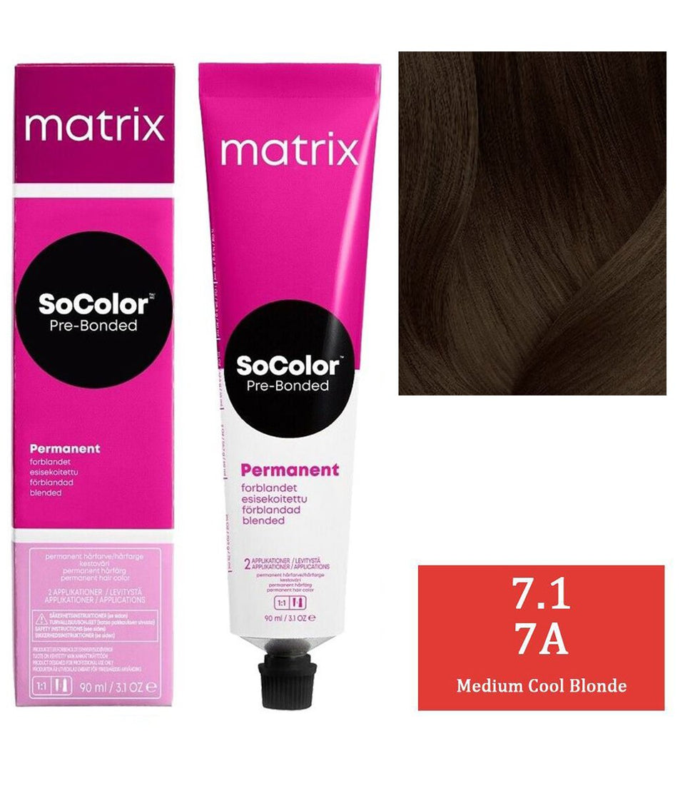 Matrix SoColor 7.1 7A Medium Cool Blonde 90ml