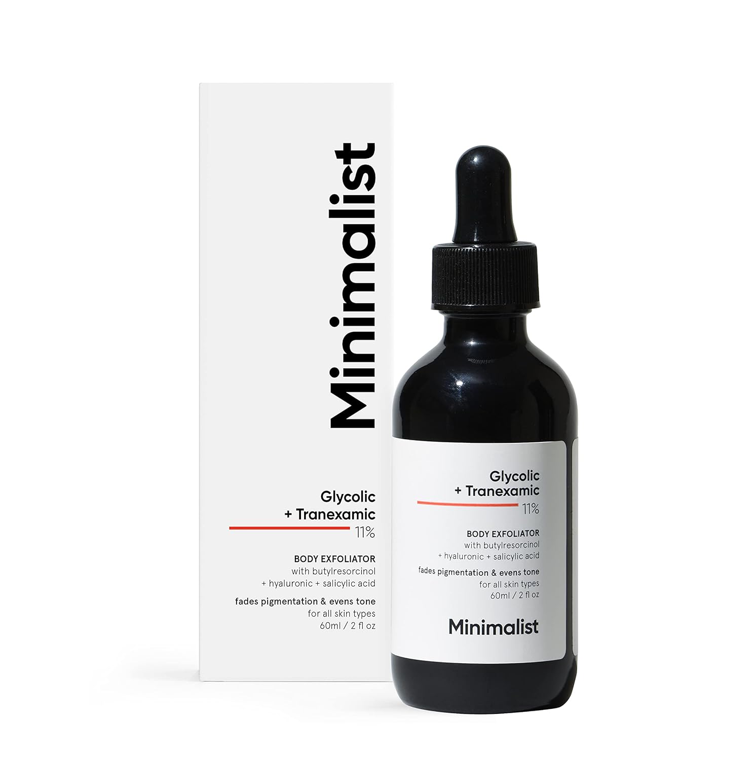 Minimalist Glycolic + Tranexamic 11% Body Exfoliator - Indicrest