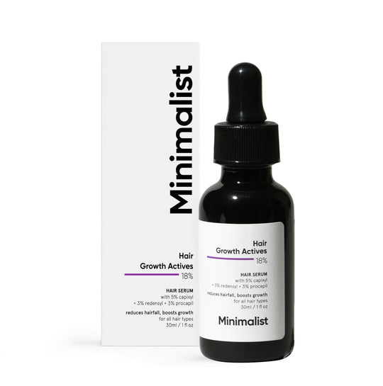 Minimalist Hair Growth Actives Hair Serum, 30ml - Indicrest Buy at Indicrest