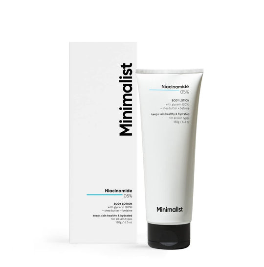 Minimalist Niacinamide 5% Body Lotion, 180g - Indicrest Buy at Indicrest