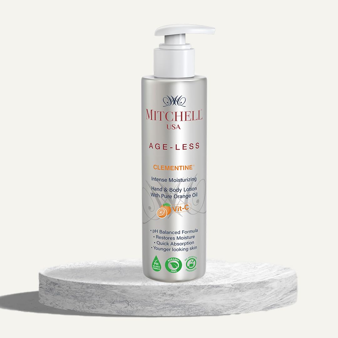 Mitchell Clementine Intense Moisturizing Hand & Body Lotion with Pure Orange Oil - Indicrest