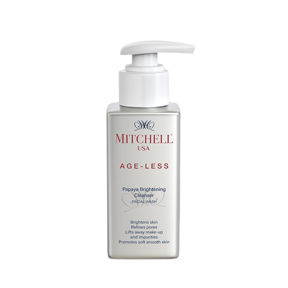 Mitchell USA  Age - Less Papaya Brightening Cleanser Facial Wash(100ml) - Indicrest