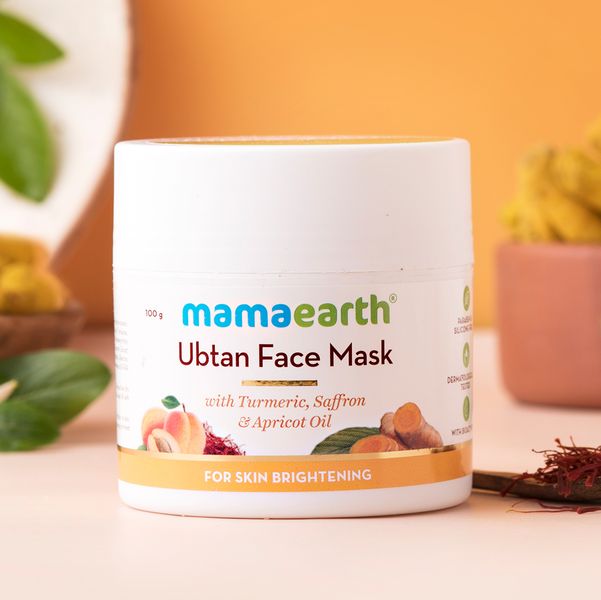 Natural Ubtan Face Mask for Radiant Skin by Mamaearth