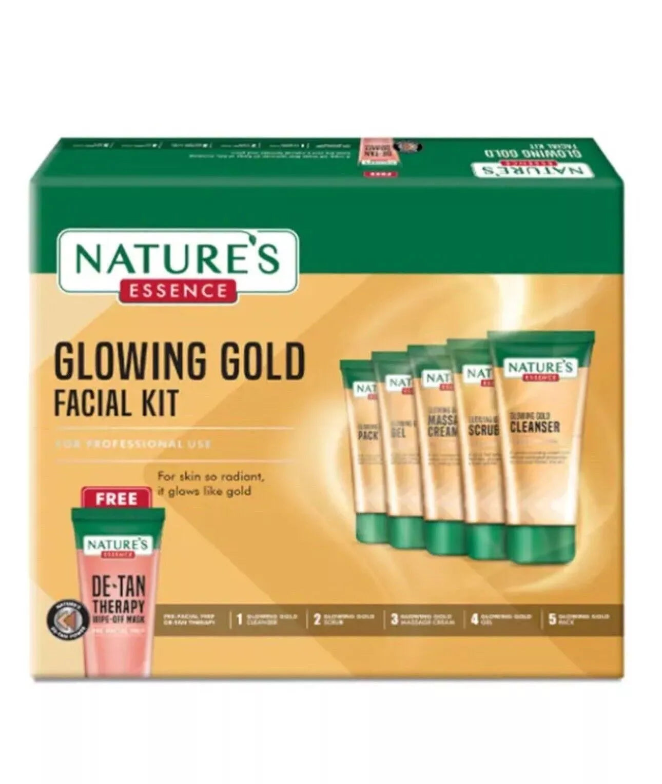 Nature's Essence Advanced Gold Facial Kit, 600g - Indicrest