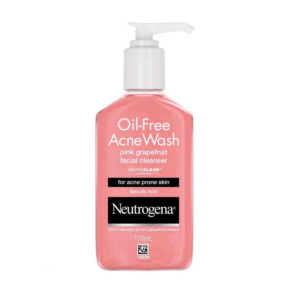 Neutrogena Oil Free Acne Wash Pink Grapefruit, 175ml - Indicrest