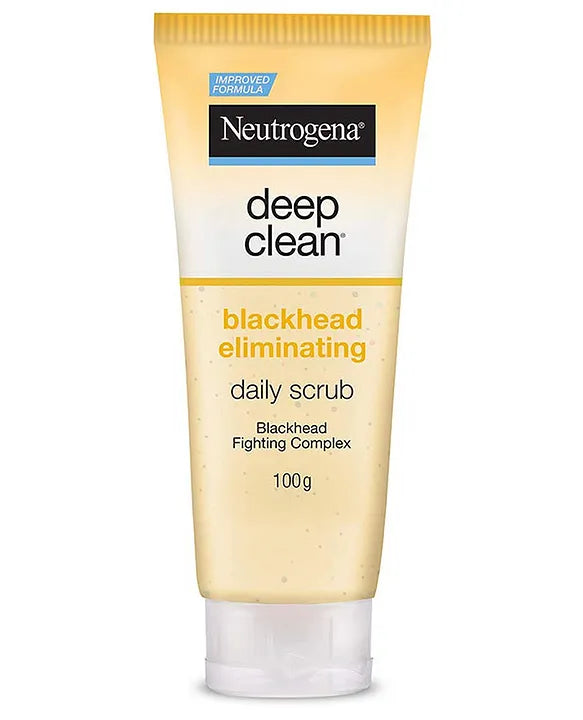 Neutrogena Deep Clean Blackhead Eliminating Face Scrub & Exfoliator with Salicylic Acid, 100g