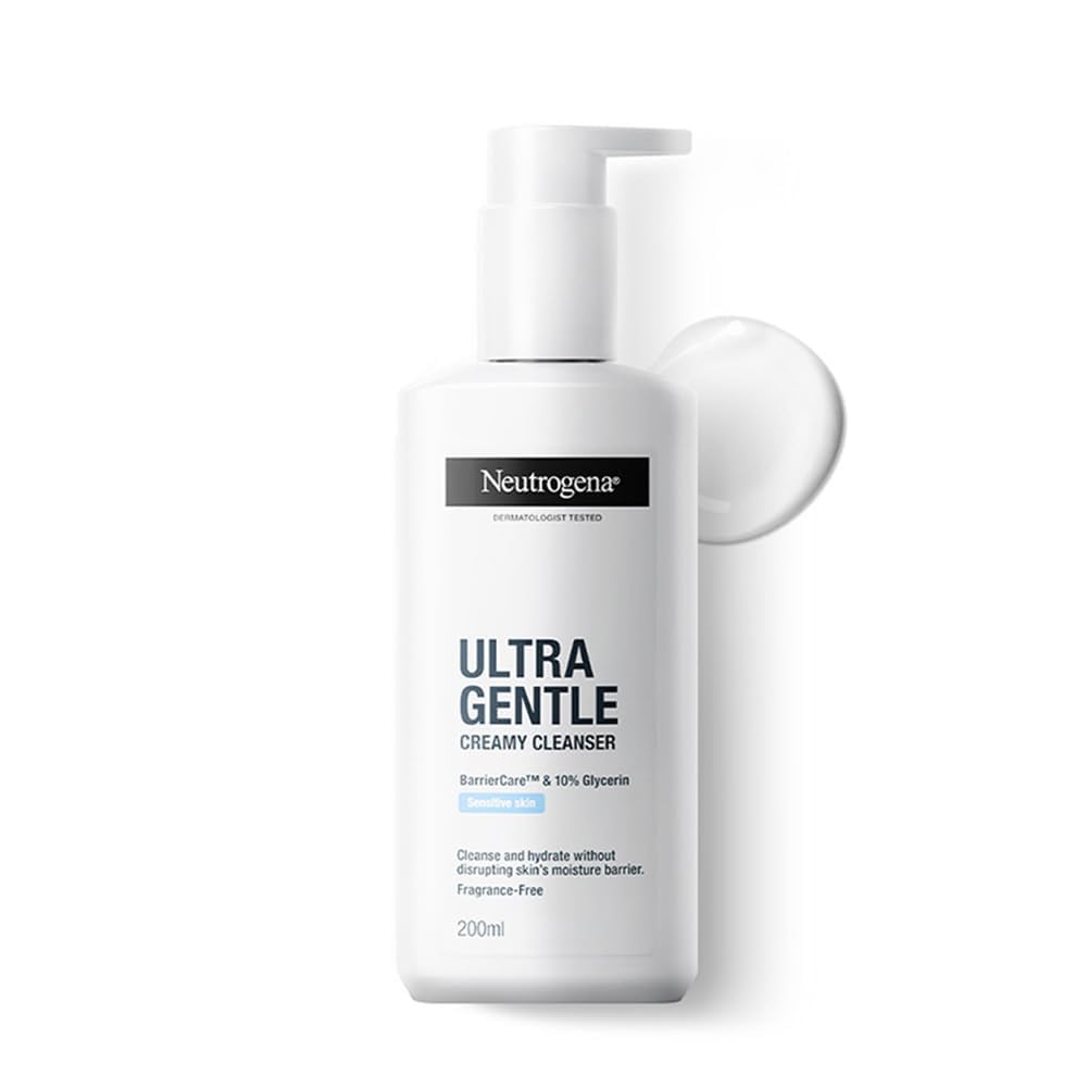 Neutrogena Ultra Gentle Creamy Face Cleanser, 200ml
