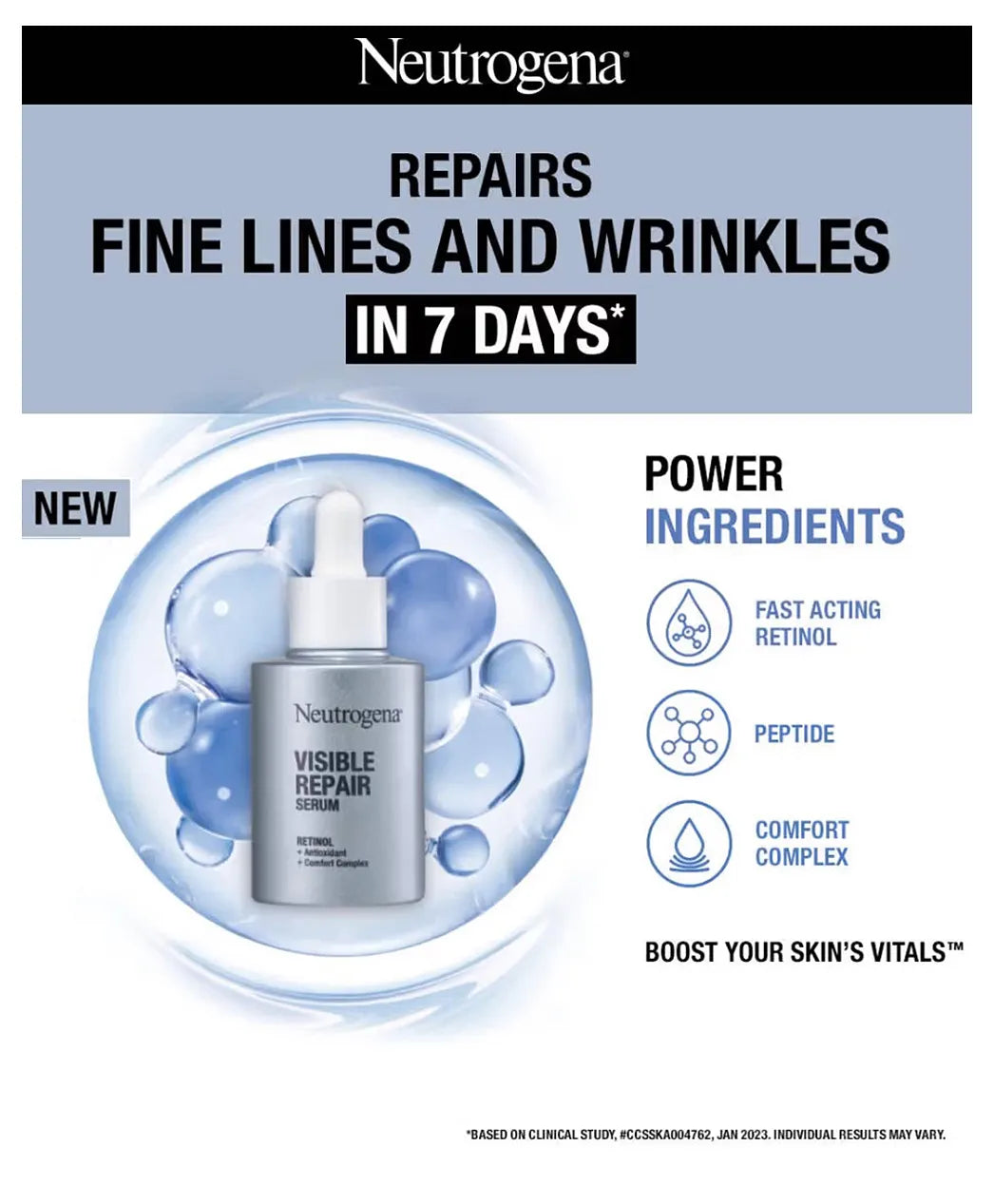 Neutrogena Visible Repair Serum 30ml Indicrest