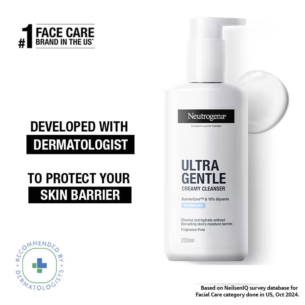 Neutrogena gentle face cleanser for sensitive skin