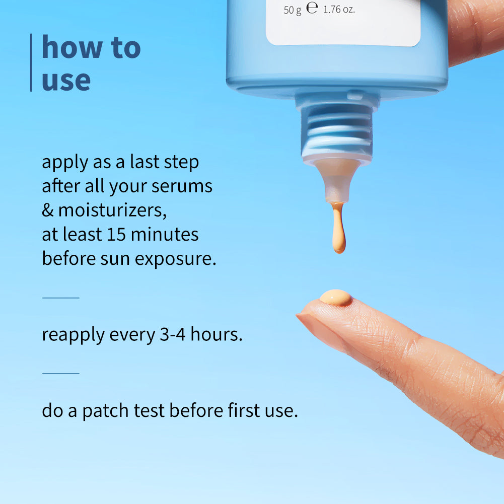 Plum 3% Niacinamide & Rice Water SPF 50 Sheer-Tinted Sunscreen | Universal Tint For Most Indian Skin Tones | Non-Greasy, 50g