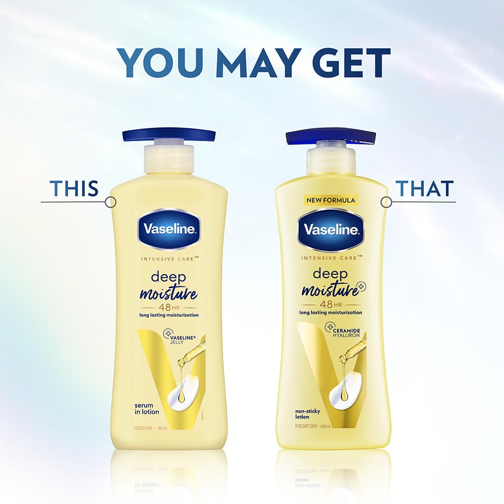 Vaseline Deep Moisture Lotion with oat extract