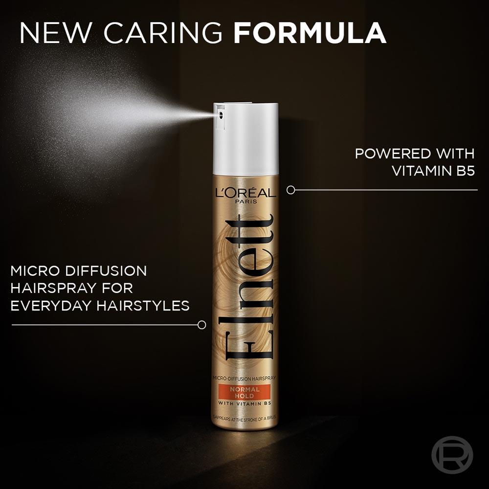 Normal hold Elnett hairspray 300ml bottle shot Indicrest