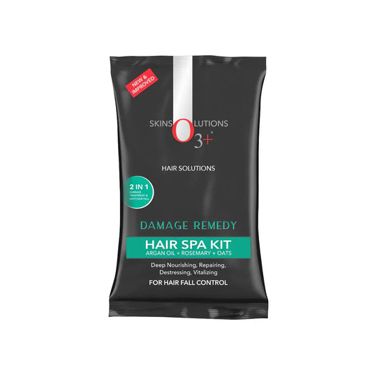 O3+ Hair Spa Kit Infused with Argan Oil, Rosemary & Oats for Fall Control, Deep Nourishing & Repairing (60g) - Indicrest Buy at Indicrest