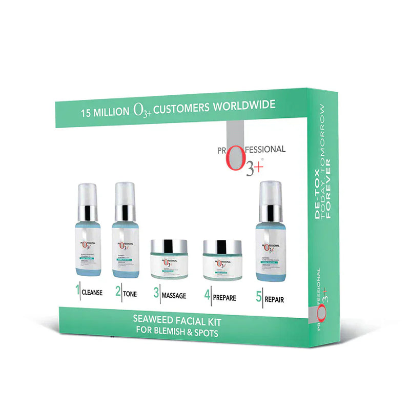 O3+ Seaweed Facial Kit for Brightening Skin (100g+15ml) - Indicrest Buy at Indicrest