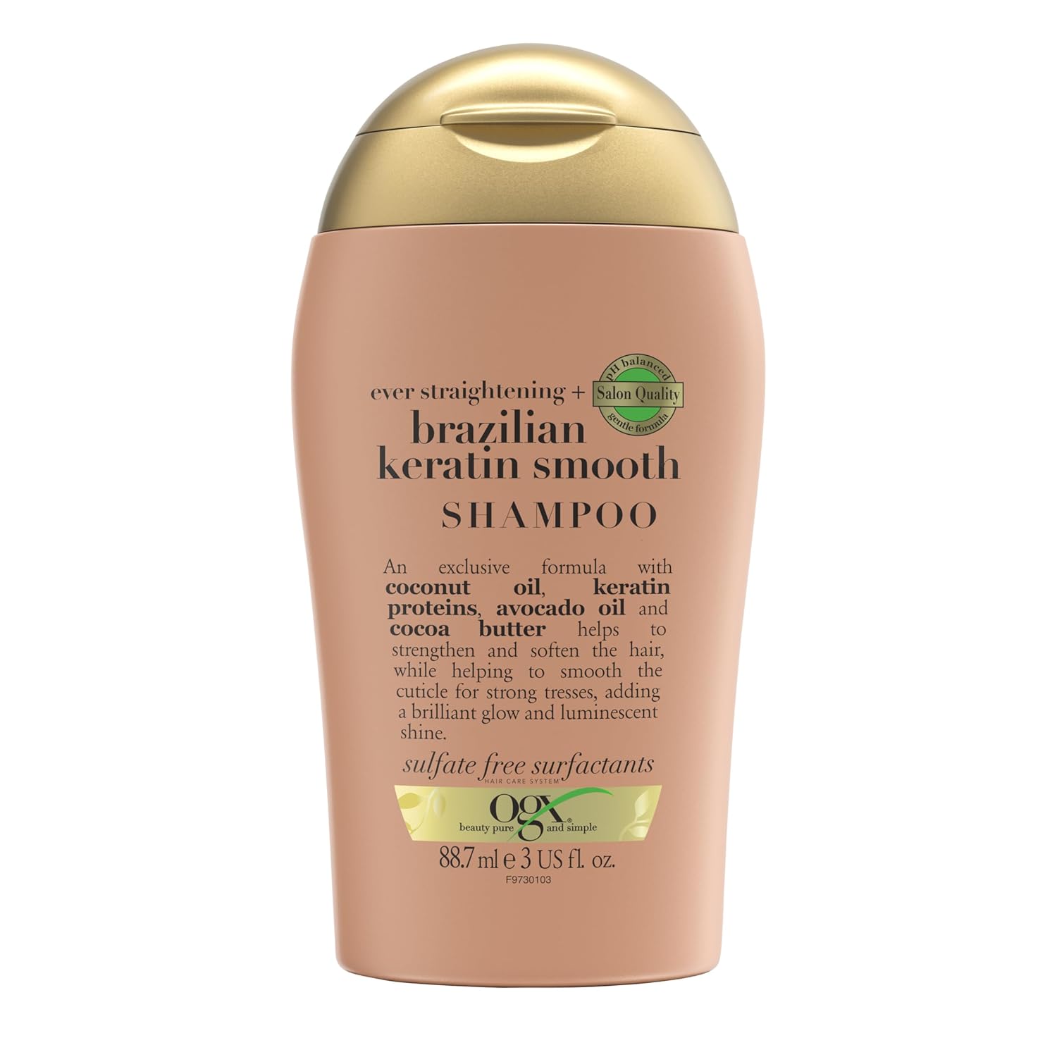 OGX Brazillian Keratin Smooth Shampoo, 88ml - Indicrest