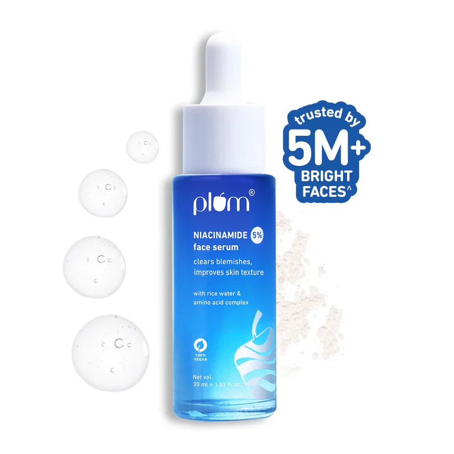Plum Niacinamide serum 30 ml for daily skincare available at Indicrest