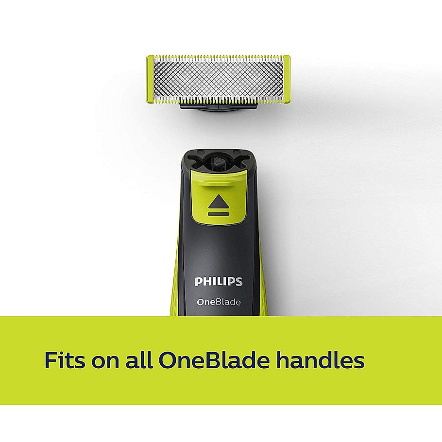 Philips OneBlade - | Replaceable Blades | Includes 4 Replaceable Blades | QP220/51*2 I 1 Year Supply