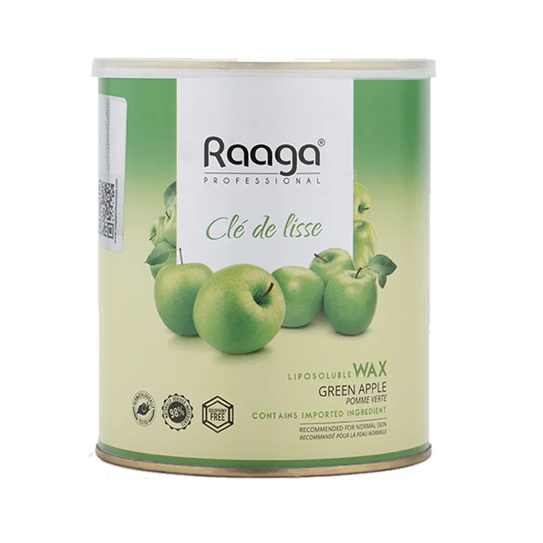 Raaga Professional Liposoluble Wax, Green Apple - Indicrest
