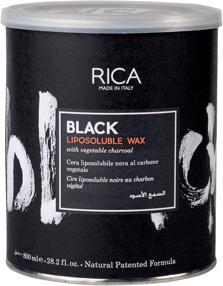 Rica Liposoluble Wax Black 800ml - Indicrest