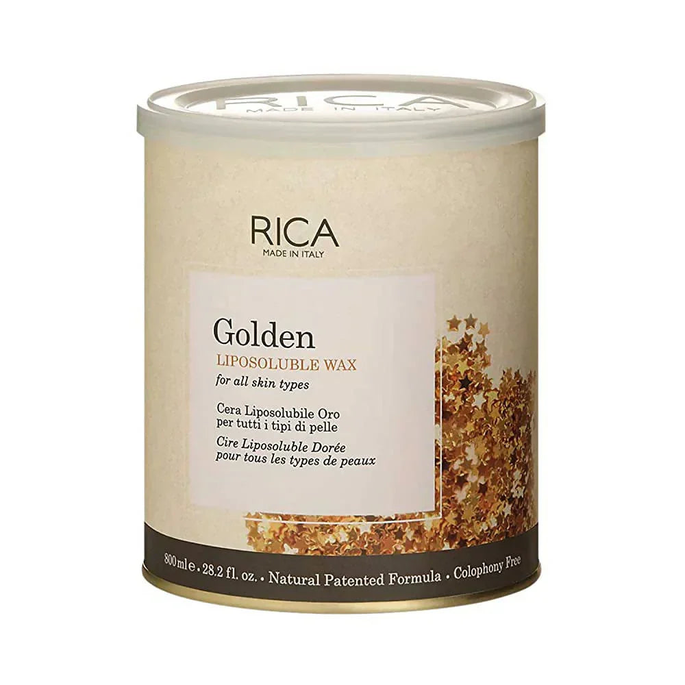 Rica Liposoluble Wax Golden 800ml - Indicrest